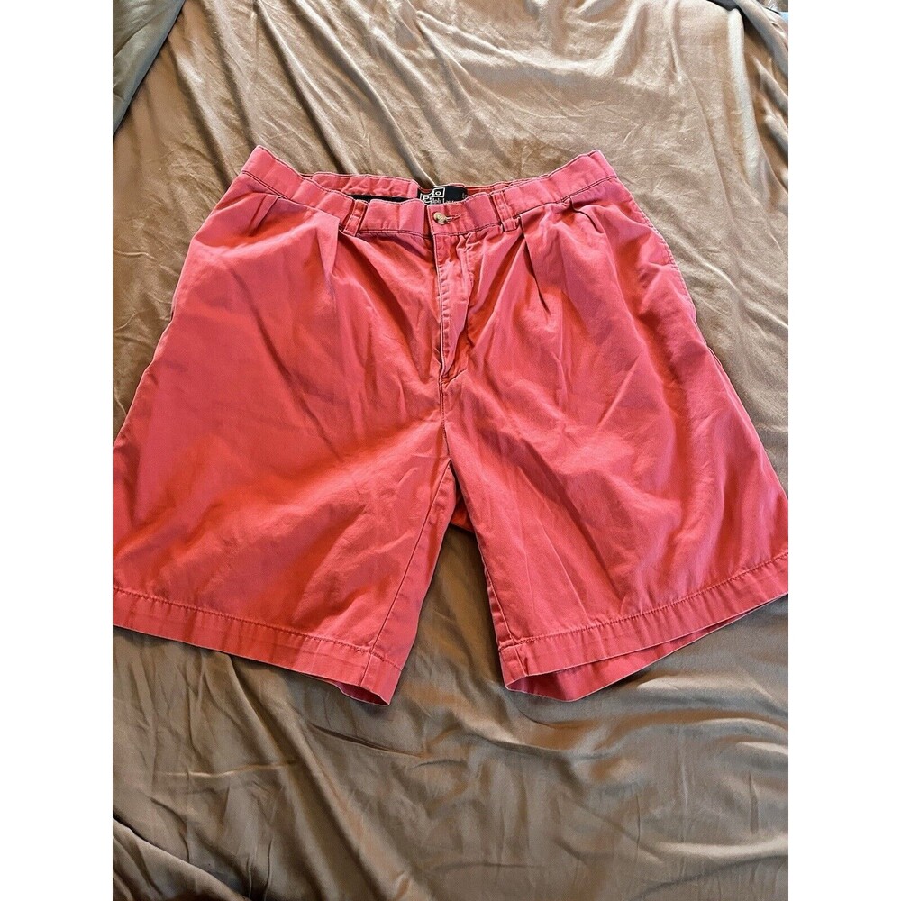 VINTAGE Polo Golf Ralph Lauren Tyler Shorts Active Golf Mens 34 Coral Red Pink